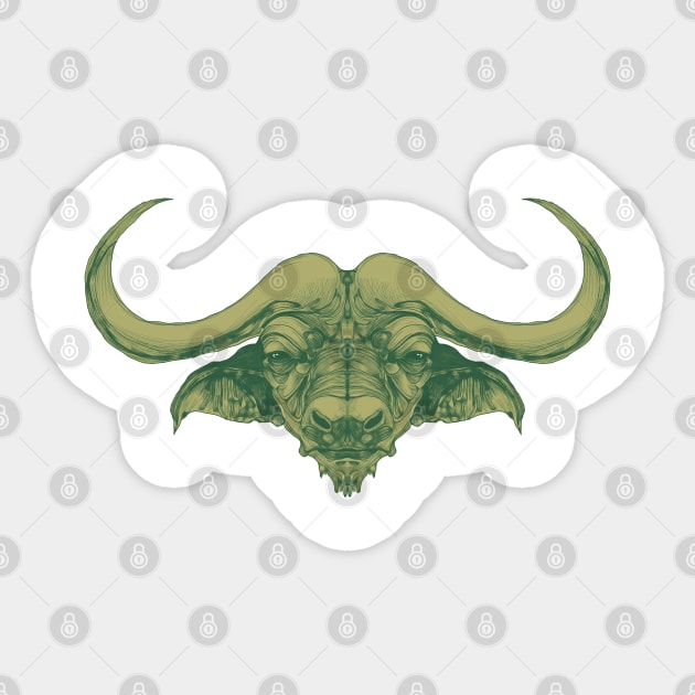 Buffalo Sticker by fakeface